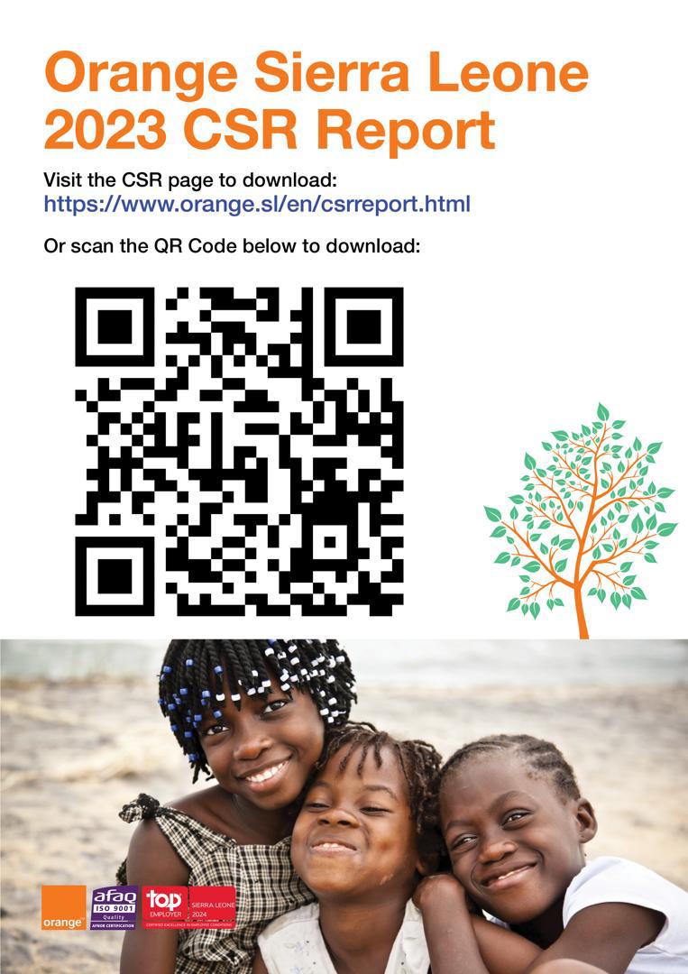 Orange Sierra Leone Takes the Lead in CSR with Landmark Achievements in 2023