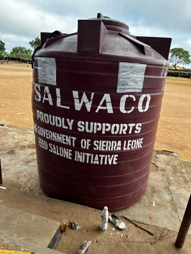 SALWACO Supports Govt.’s Feed Salone Initiative