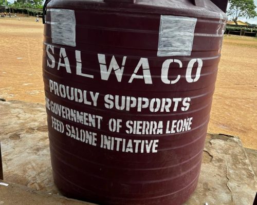 SALWACO Supports Govt.’s Feed Salone Initiative